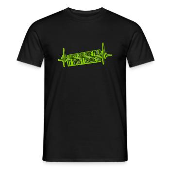 Workout Fitness Motivation Zitat - Männer T-Shirt - Schwarz - Vorne - AI Model Male 178 light (178cm)