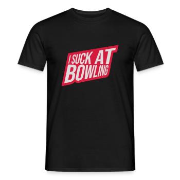 Je suis nul au bowling - T-shirt homme - noir - Devant - AI Model Male 178 light (178cm)