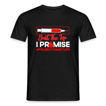 Phlebotomist Phlebotomist Tech Phlebotomie Geschen - Männer T-Shirt - Schwarz - Vorne - AI Model Male 178 light (178cm)
