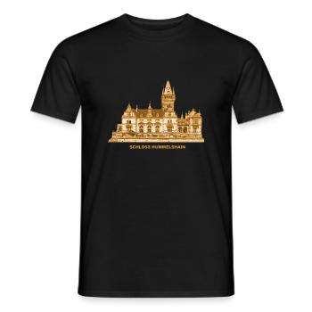 Hummelshain Neues Schloss Schmölln Thüringen - Männer T-Shirt - Schwarz - Vorne - AI Model Male 178 light (178cm)