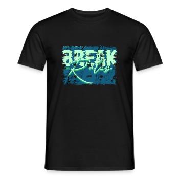Vertraue dir selbst Bremsregeln Zitat Humor Cool Retro - Männer T-Shirt - Schwarz - Vorne - AI Model Male 178 light (178cm)