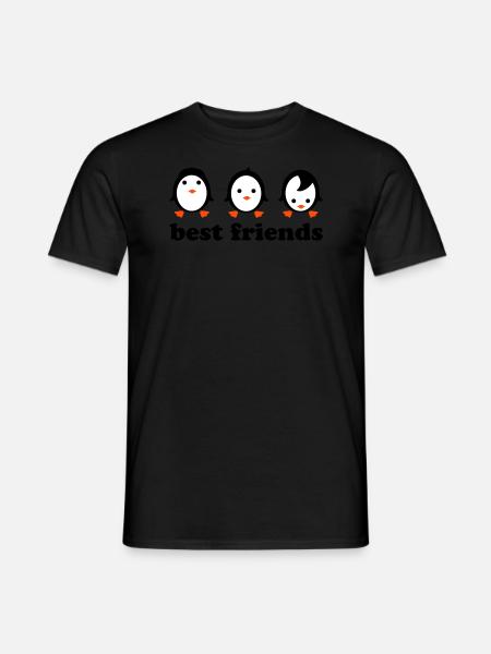 Best friends - Men's T-Shirt - black