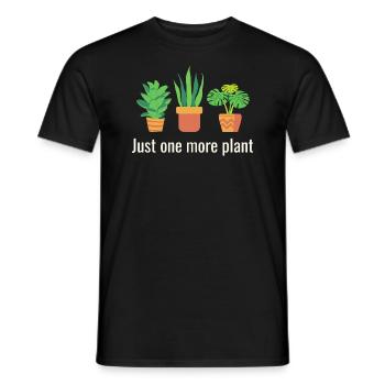 Nur noch eine Pflanze - Männer T-Shirt - Schwarz - Vorne - AI Model Male 178 light (178cm)