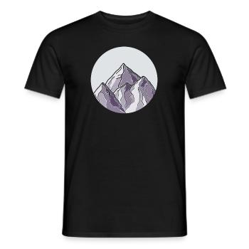 Randonnée Randonnées Ran - T-shirt homme - noir - Devant - AI Model Male 178 light (178cm)