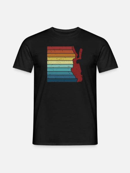 Taucherbrille Tauchermaske Taucherflossen Taucher - Männer T-Shirt - Schwarz