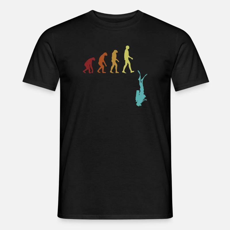 Scuba Diving Evolution Tauchermaske - Männer T-Shirt - Schwarz