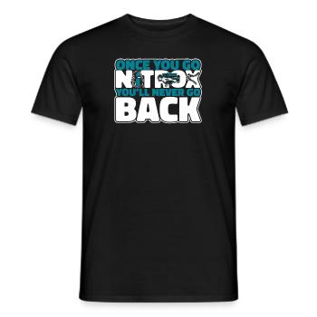 Once You Go Nitrox You'll Never Go Back - Men's T-Shirt - black - Front - AI Model Male 178 light (178cm)