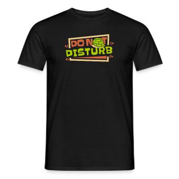 Ne dérangez pas la tortue de tortue d’eau - T-shirt homme - noir - Devant - AI Model Male 178 light (178cm)