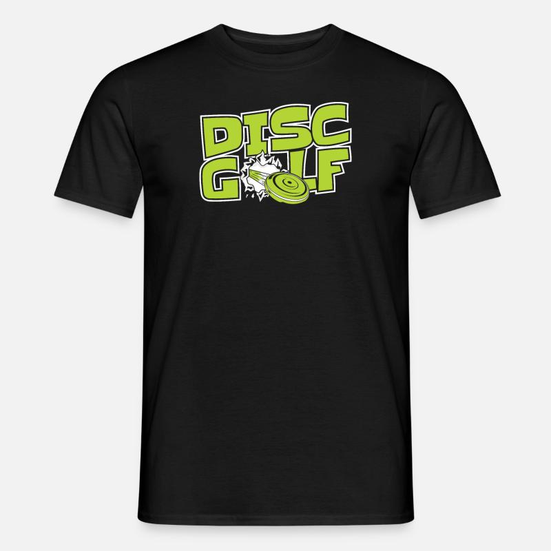 Disc Golf Disc Golfer Frisbee Golf Korb Scheibe - Männer T-Shirt - Schwarz