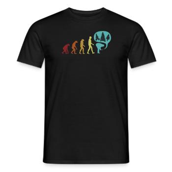 Arrowheads Evolution Arrowhead Hunter Pfeilspitzen - Männer T-Shirt - Schwarz - Vorne - AI Model Male 178 light (178cm)