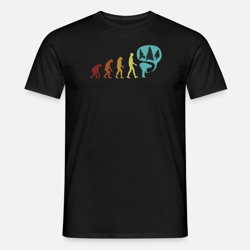 Arrowheads Evolution Arrowhead Hunter Pfeilspitzen - Männer T-Shirt - Schwarz