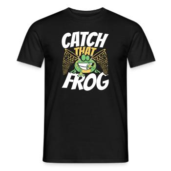 Attrapez cette grenouille Rainette Crapaud Têtard - T-shirt homme - noir - Devant - AI Model Male 178 light (178cm)