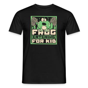 Frog Catching For Kid Tree Frog Toad Frog - Men's T-Shirt - black - Front - AI Model Male 178 light (178cm)