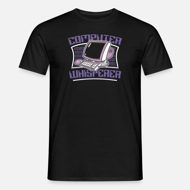 Computer Whisperer Admin Administrateur des opérations informatiques - T-shirt homme - noir