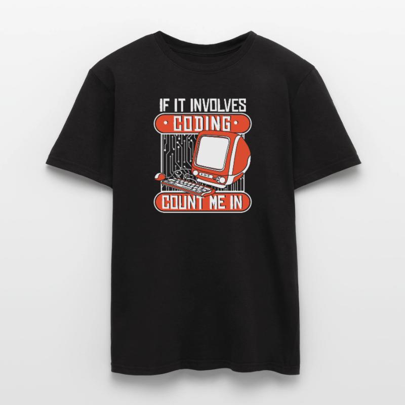 Si cela implique de coder, comptez-moi dans le développeur T-shirt homme