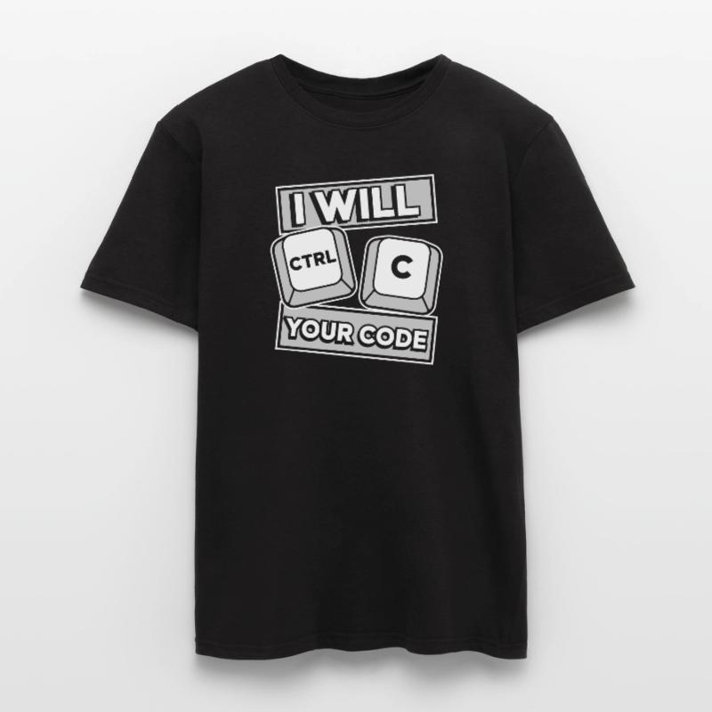 I Will Ctrl C Your Code Developer Coder Men's T-Shirt
