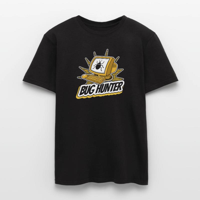 Bug Hunter Softwareingenieur Developer Coder Männer T-Shirt