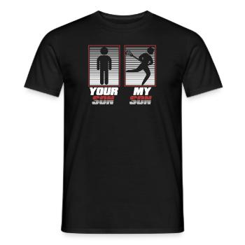 You Son My Son Intercrosse Lax Spieler Polocrosse - Männer T-Shirt - Schwarz - Vorne - AI Model Male 178 light (178cm)