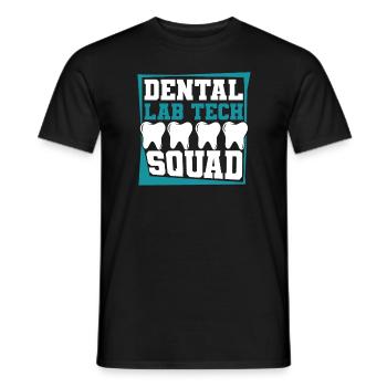 Dental Laboratory Dental Laboratory Master Dental Technician - Men's T-Shirt - black - Front - AI Model Male 178 light (178cm)