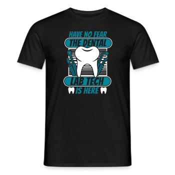 Have No Fear Dental Laboratory Dental Laboratory Dental Technician - Men's T-Shirt - black - Front - AI Model Male 178 light (178cm)