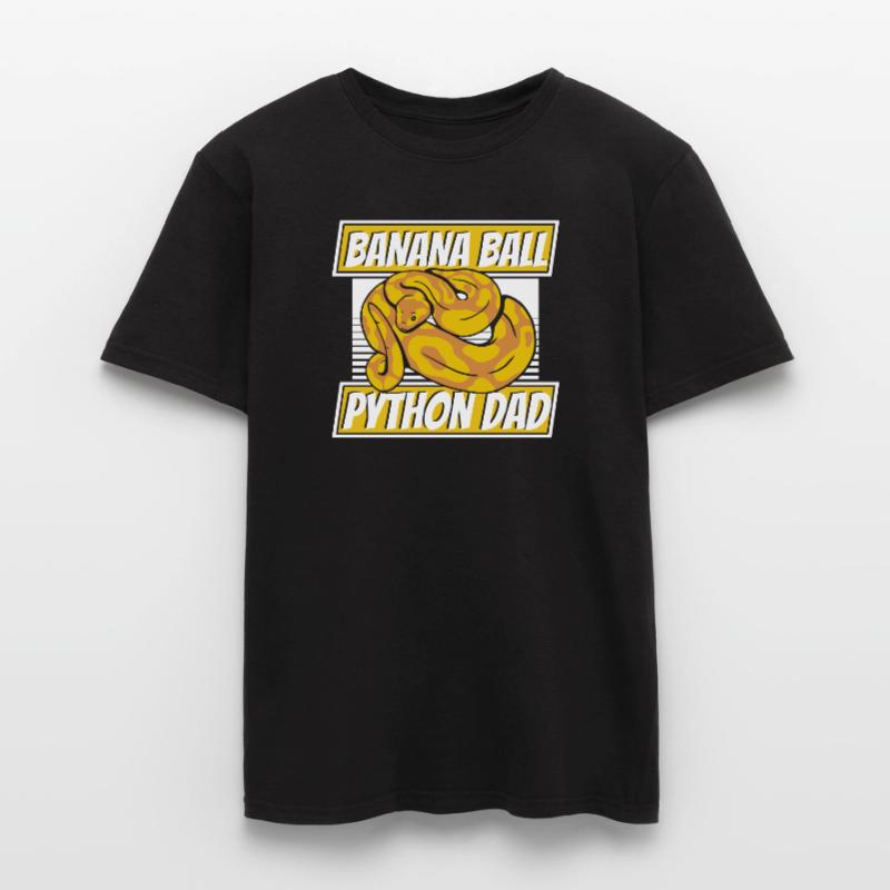 Boule de banane Python Papa Python Serpent Banane T-shirt homme