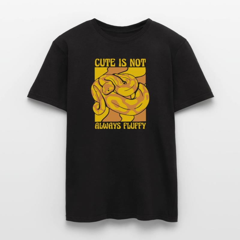 Mignon n’est pas toujours moelleux Python serpent banane T-shirt homme