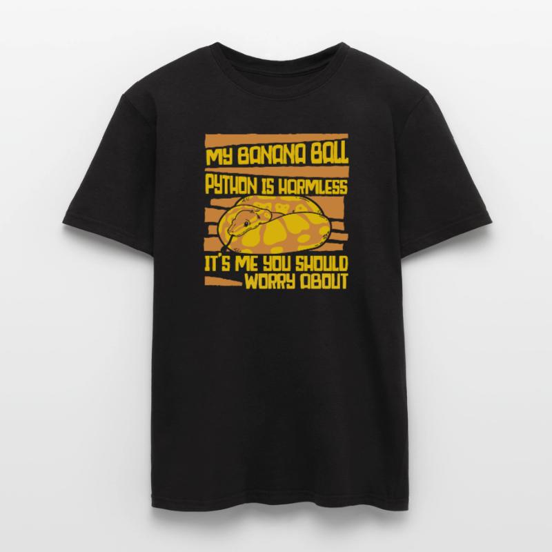 C’est moi que tu devrais t’inquiéter de Python Banana Ball T-shirt homme
