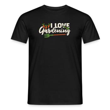 J’aime jardiner jardinier potager horticulture jardinier - T-shirt homme - noir - Devant - AI Model Male 178 light (178cm)