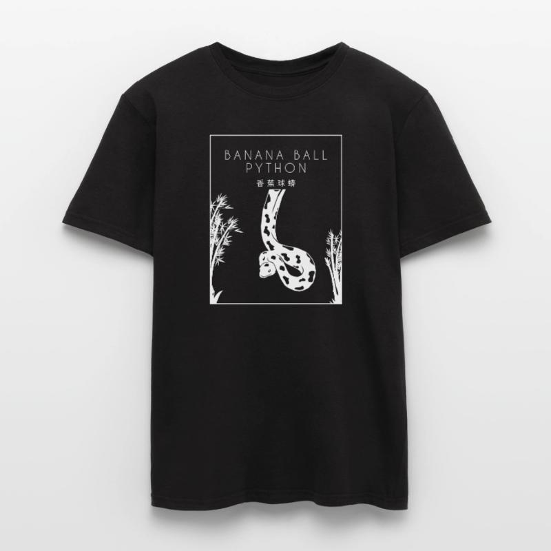 Boule de banane Python Hanzi Chinois Hanzi Snake Banane T-shirt homme
