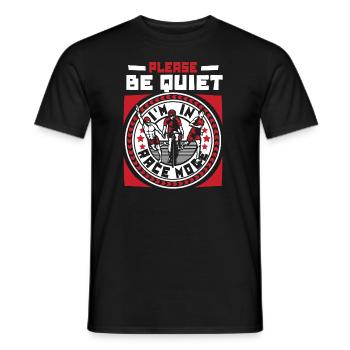 I'm In Race Mode Triathlete Training Triathlon Bike - Men's T-Shirt - black - Front - AI Model Male 178 light (178cm)