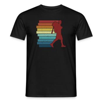 Randonnée Trekking Randonnées Randonnées Randonnées - T-shirt homme - noir - Devant - AI Model Male 178 light (178cm)