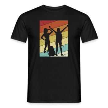 Randonnée en montagne Randonnées Randonnées - T-shirt homme - noir - Devant - AI Model Male 178 light (178cm)