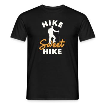 Randonnée Douce Randonnée Randonnée Randonnée Randonnée en montagne - T-shirt homme - noir - Devant - AI Model Male 178 light (178cm)