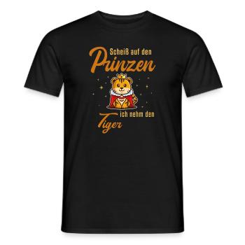 Ich nehm den Tiger Raubkatze Königstiger - Männer T-Shirt - Schwarz - Vorne - AI Model Male 178 light (178cm)