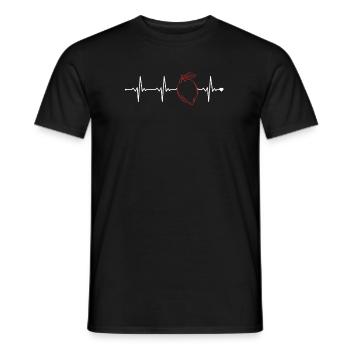 Lemonade Stand Heartbeat Lemonade Lover - T-shirt homme - noir - Devant - AI Model Male 178 light (178cm)