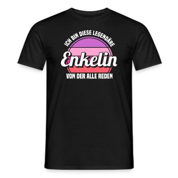 Enkelin - Männer T-Shirt - Schwarz - Vorne - AI Model Male 178 light (178cm)