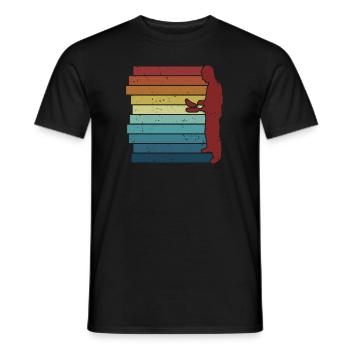 Recettes rétro Griddlecake Flapjack Lover Pancake - T-shirt homme - noir - Devant - AI Model Male 178 light (178cm)