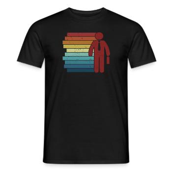 Retro Health Broker Life Health Care Insurance - T-shirt homme - noir - Devant - AI Model Male 178 light (178cm)