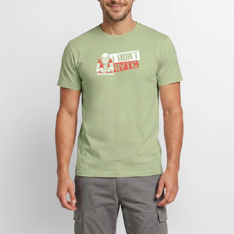 I Don't Byte Software Engineer Developer Coder Men's T-Shirt