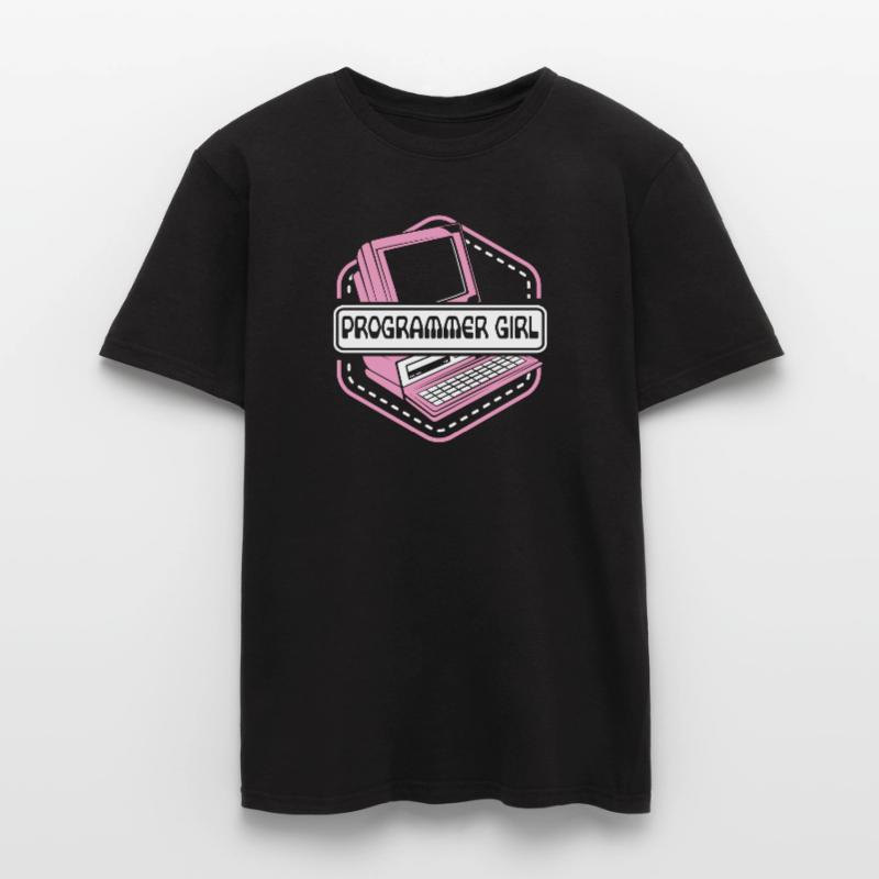 Programmer Girl Softwareingenieur Developer Männer T-Shirt