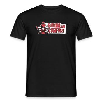 Rijden in comfort driewieler motorfiets driewieler - Heren T-shirt - zwart - Voor - AI Model Male 178 light (178cm)
