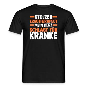 Ergotherapie Ergotherapeut - Männer T-Shirt - Schwarz - Vorne - AI Model Male 178 light (178cm)