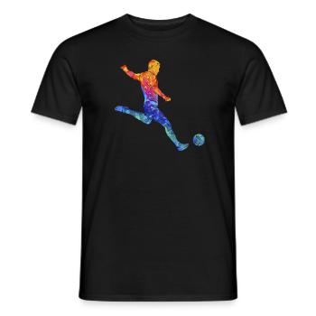 Professional Soccer Player Soccer God Soccer Player Goal Scorer - Men's T-Shirt - black - Front - AI Model Male 178 light (178cm)