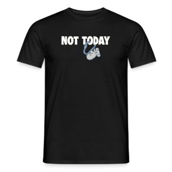 Not Today Koala Speed Climbing Sport Climbing - Men's T-Shirt - black - Front - AI Model Male 178 light (178cm)