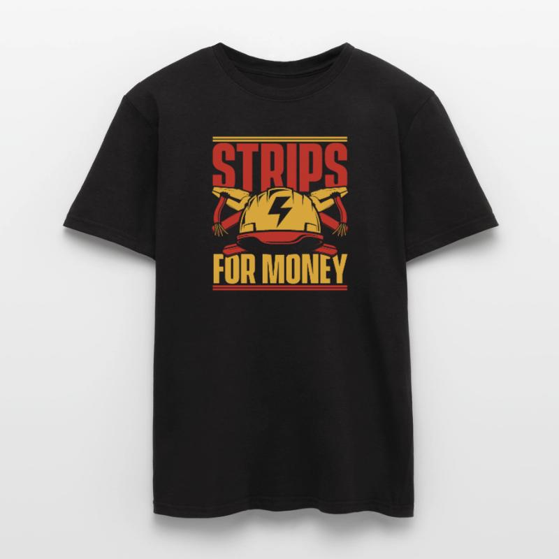 Strips For Money Electrical Engineer Electronics Technician Men's T-Shirt