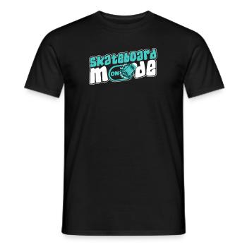 Skateboard Mode On Skatergirl Skaterboy Skatepark - Männer T-Shirt - Schwarz - Vorne - AI Model Male 178 light (178cm)
