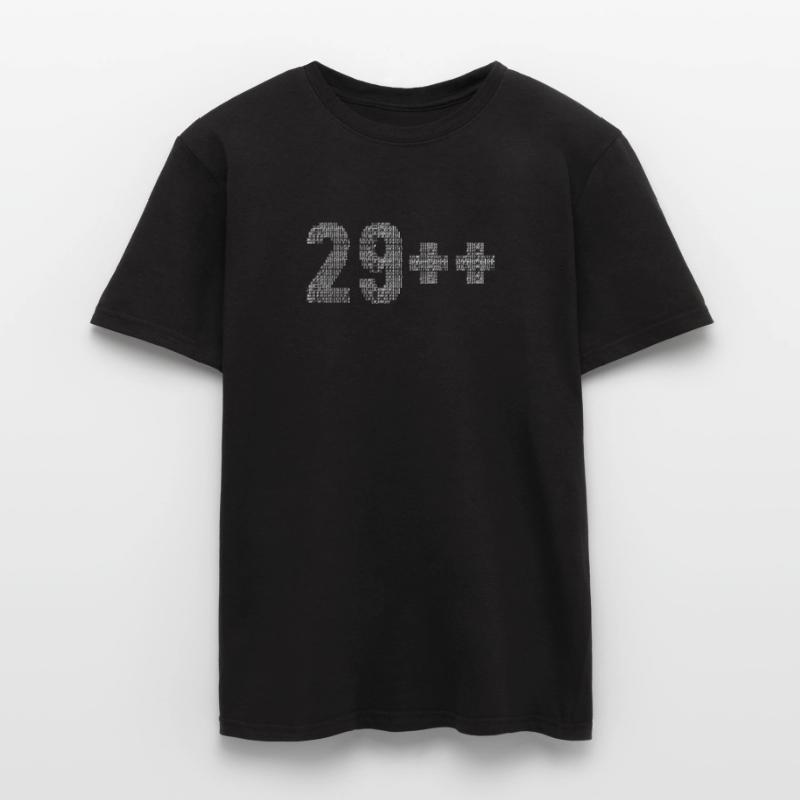29++ Programmierer Softwareentwickler Coder 30. Männer T-Shirt