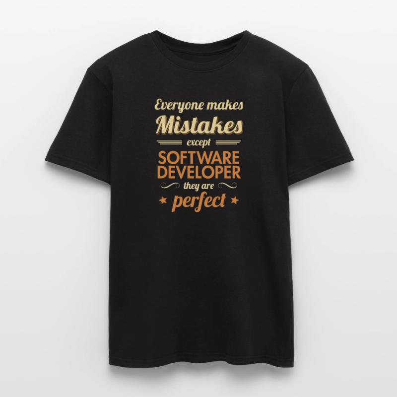 Software Developer are Perfect Developer Coder Men’s T-shirt