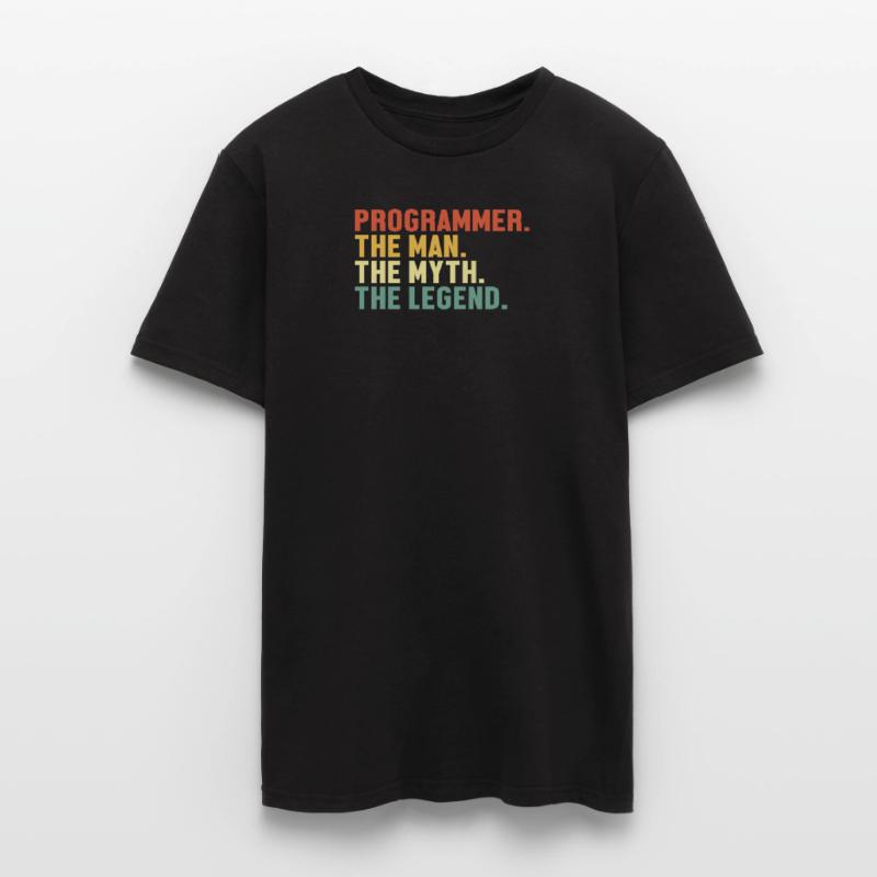 Programmer Man Myth Legend Developer Coder Männer T-Shirt
