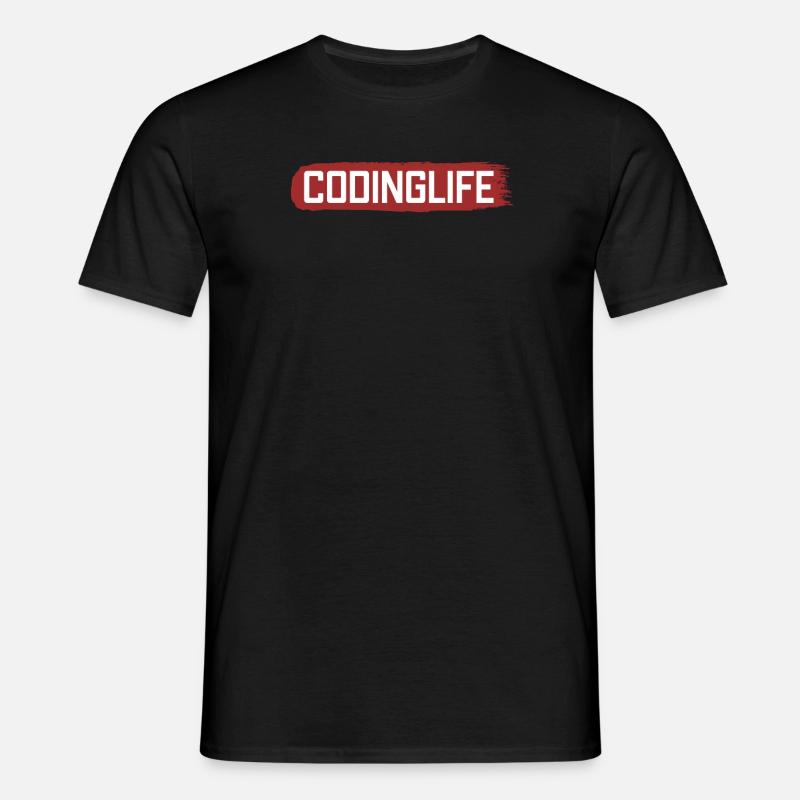 Codinglife Softwareentwickler Developer - Männer T-Shirt - Schwarz